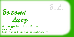 botond lucz business card